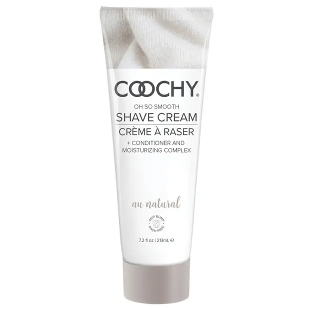 COOCHY Shave Cream - 7.2 oz Au Natural - Body & Bath Products