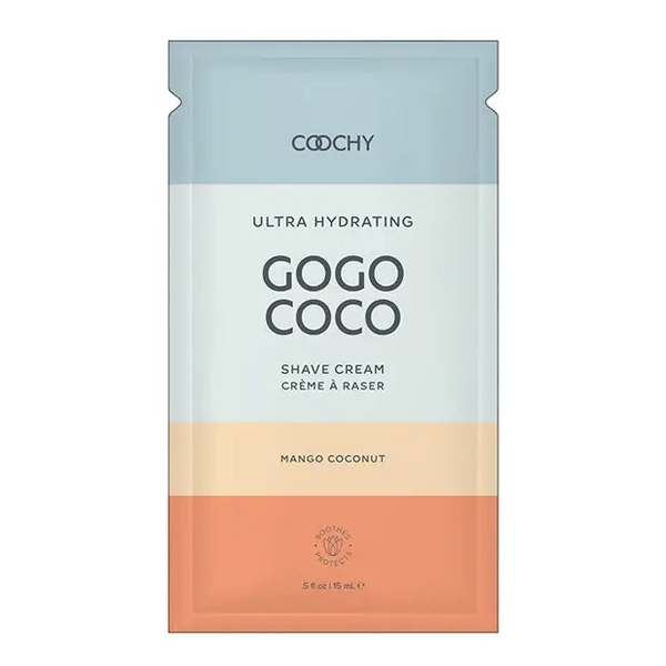 COOCHY Ultra Hydrating Shave Cream Foil -.35 oz Mango Coconut - Body & Bath Products