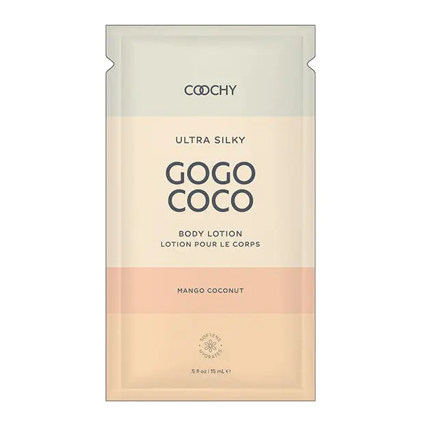 COOCHY Ultra Silky Body Lotion Foil -.35 oz Mango Coconut - Body & Bath Products