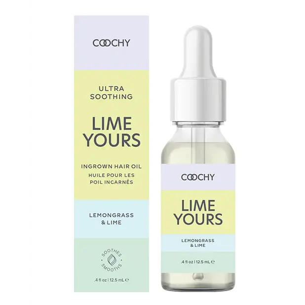 COOCHY Ultra Soothing Ingrown Hair Oil -.5 oz Lemongrass Lime - Body & Bath Products