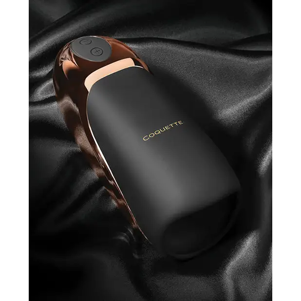Coquette The Hedonist Stroker - Black/Rose Gold - Dolls & Masturbators