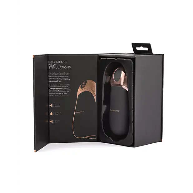 Coquette The Hedonist Stroker - Black/Rose Gold - Dolls & Masturbators