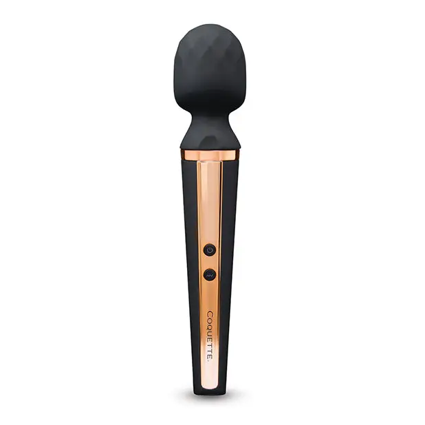 Coquette The Queen Wand - Black/Rose Gold - Massage Products