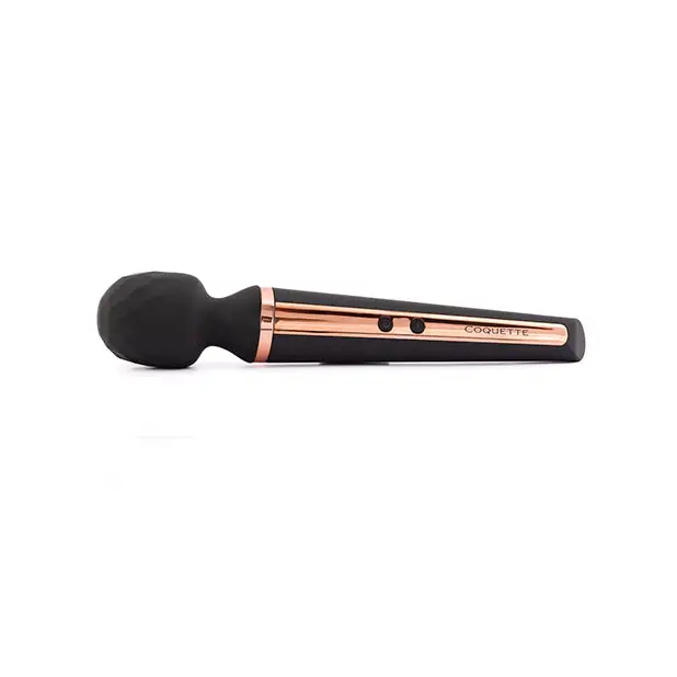 Coquette The Queen Wand - Black/Rose Gold - Massage Products