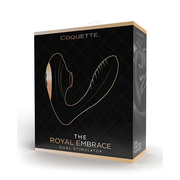 Coquette The Royal Embrace - Black/Rose Gold - Stimulators