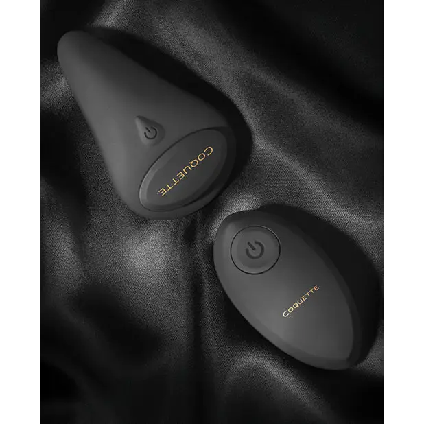 Coquette The Secret Panty Vibe - Black/Rose Gold - Stimulators