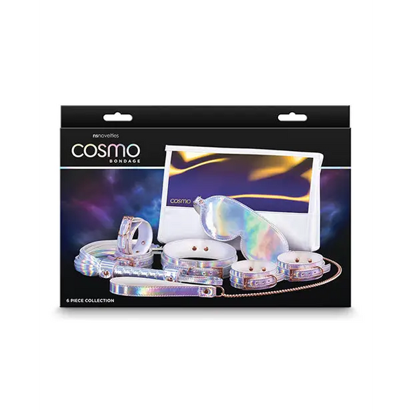 Cosmo Bondage 6 Pc Kit - Rainbow - Bondage Blindfolds & Restraints