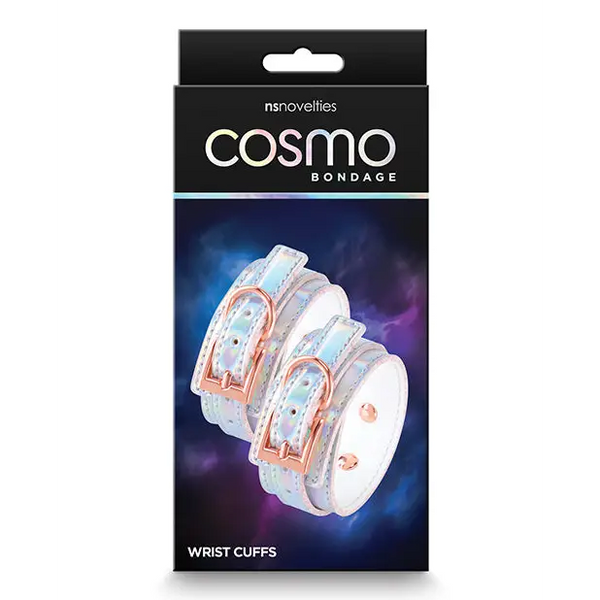 Cosmo Bondage Wrist Cuffs - Rainbow - Bondage Blindfolds & Restraints