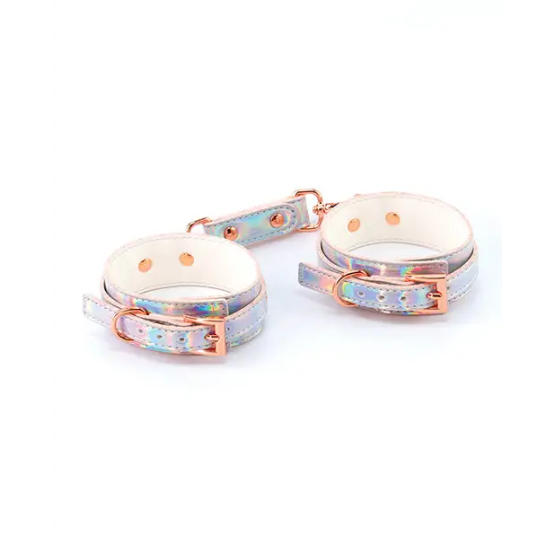 Cosmo Bondage Wrist Cuffs - Rainbow - Bondage Blindfolds & Restraints