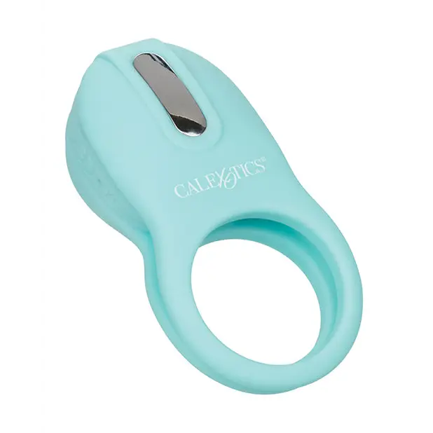 Couple’s Enhancers Silicone Rechargeable French Kiss Enhancer - Teal - Stimulators
