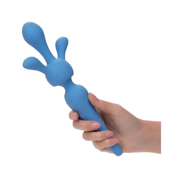 Couture Collection Body Wand Vibrator Kit - Blue - Massage Products