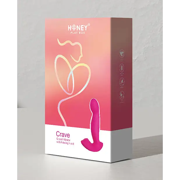 Crave G-Spot Vibrator w/Rotating Head - Pink - Vibrators