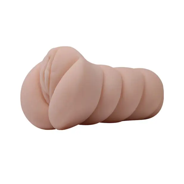 Crazy Bull No Lube Vagina Masturbator Sleeve - Ivory - Dolls & Masturbators
