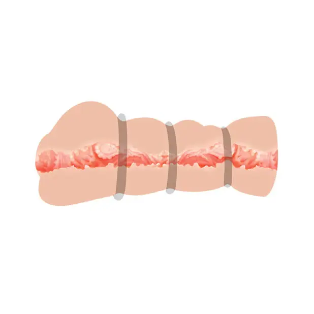 Crazy Bull Pocket Pussy Masturbator Sleeve - Ivory - Dolls & Masturbators