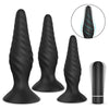 CREAMS Electric Shock Anal Pleasure Set for Couples - 130mm*78mm*26mm / Black / Silicone + ABS