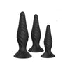 CREAMS Electric Shock Anal Pleasure Set for Couples - 130mm*78mm*26mm / Black / Silicone + ABS