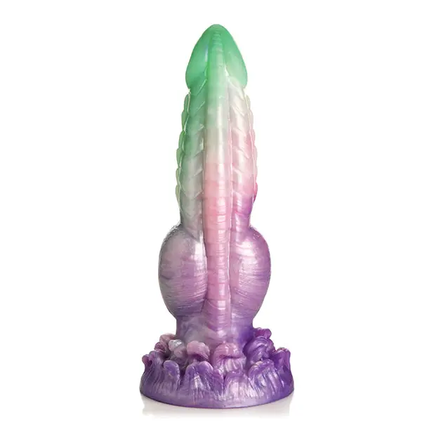 Creature Cocks Aqua Phoenix Silicone Dildo - Multi Color