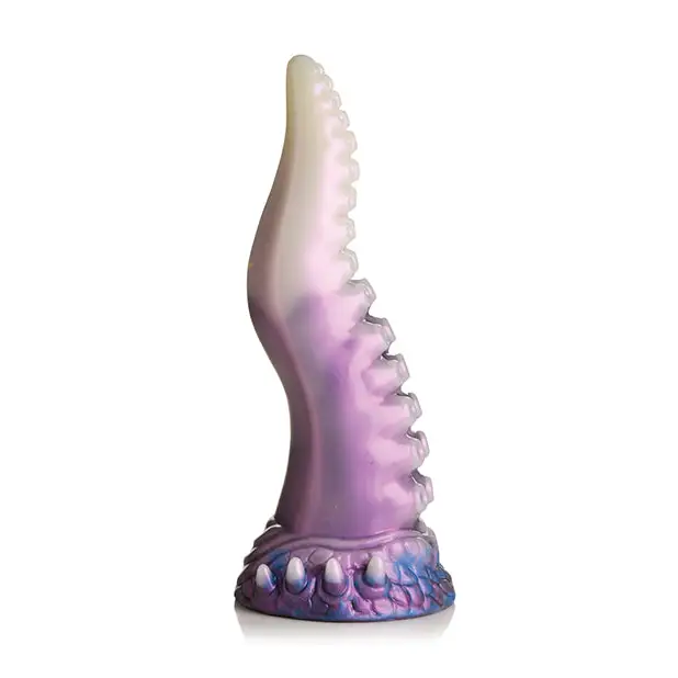 Creature Cocks Astropus Tentacle Silicone Dildo - Purple/White - Dongs & Dildos