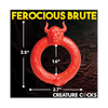 Creature Cocks Beast Mode Silicone Cock Ring - Red