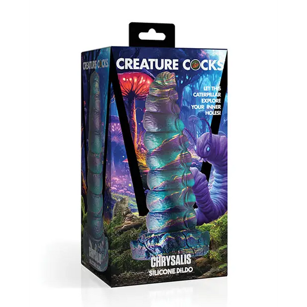 Creature Cocks Chrysalis Silicone Dildo - Multi Colors - Dongs & Dildos