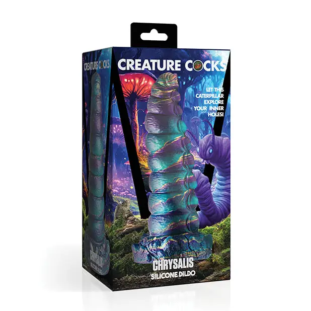 Creature Cocks Chrysalis Silicone Dildo - Multi Colors - Dongs & Dildos