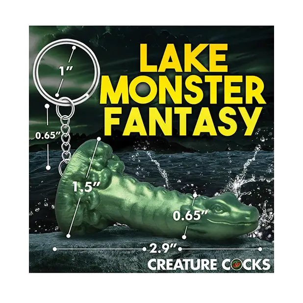 Creature Cocks Cockness Monster Silicone Key Chain - Multi Color - Novelties