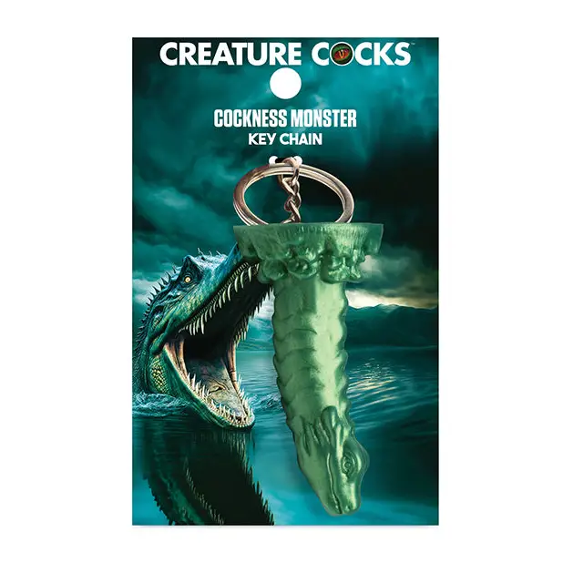 Creature Cocks Cockness Monster Silicone Key Chain - Multi Color - Novelties