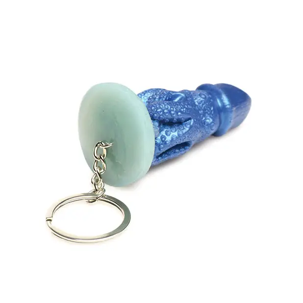 Creature Cocks Cocktopus Silicone Key Chain - Multi Color - Novelties