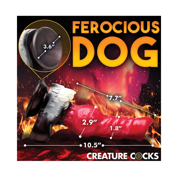 Creature Cocks Cujo Canine Silicone Dildo - XL