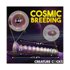 Creature Cocks Deep Invader Tentacle Ovipositor Silicone Dildo w/Eggs - Multi Color - Dongs & Dildos