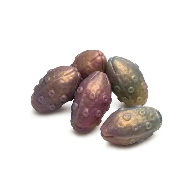 Creature Cocks Deep Invader Tentacle Ovipositor Silicone Dildo w/Eggs - Multi Color - Dongs & Dildos