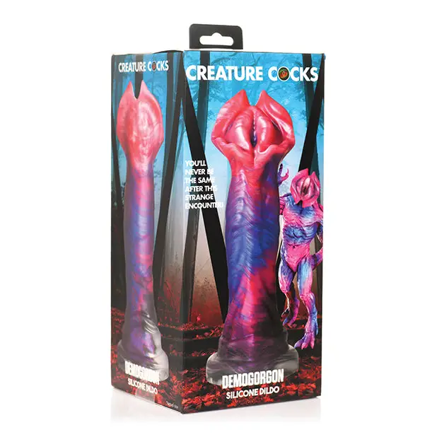 Creature Cocks Demogorgon Silicone Dildo - Multi Color - Dongs & Dildos