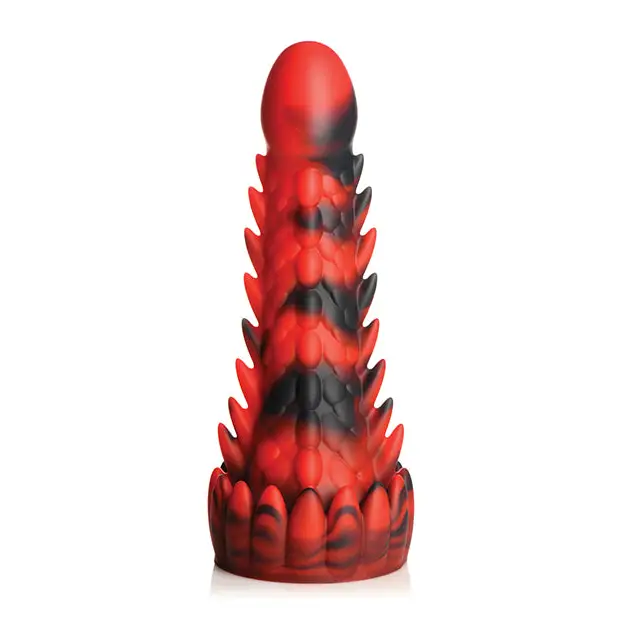 Creature Cocks Demon Rising Scaly Dragon Silicone Dildo - Dongs & Dildos