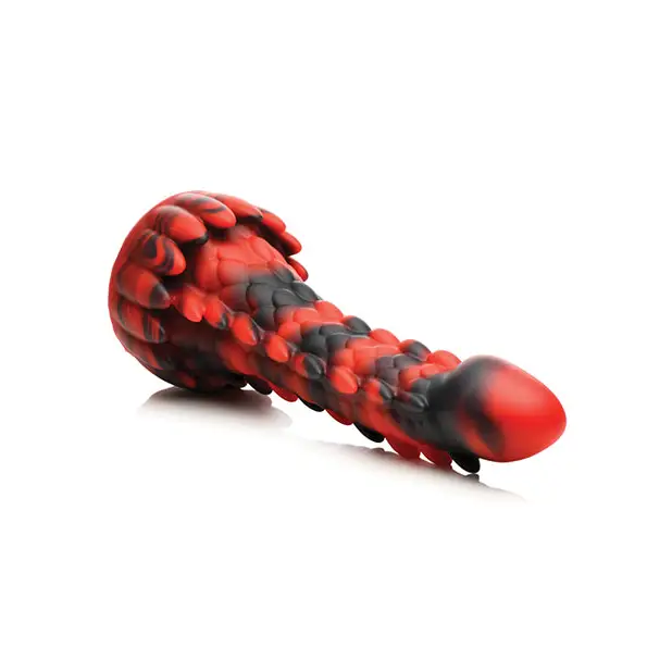 Creature Cocks Demon Rising Scaly Dragon Silicone Dildo - Dongs & Dildos