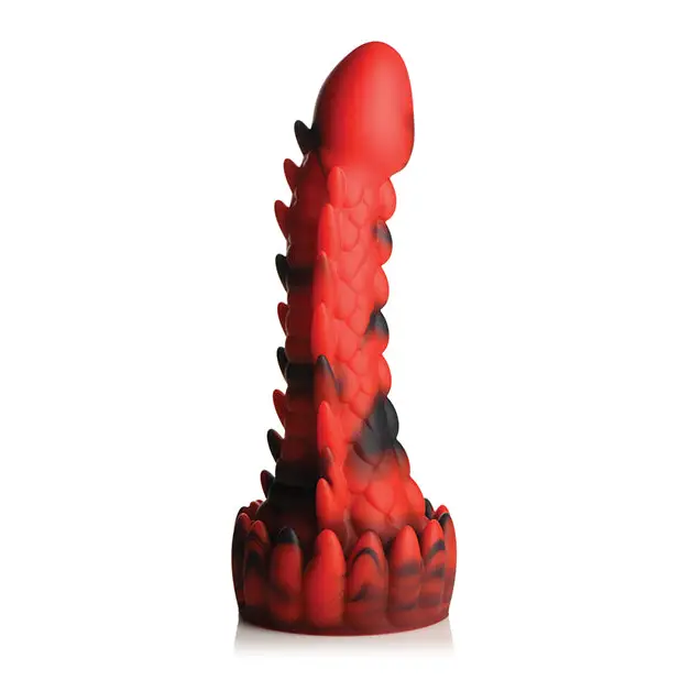 Creature Cocks Demon Rising Scaly Dragon Silicone Dildo - Dongs & Dildos