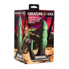 Creature Cocks Dickosaur Dinosaur Silicone Dildo - Black/Teal - Dongs & Dildos