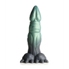 Creature Cocks Dickosaur Dinosaur Silicone Dildo - Black/Teal - Dongs & Dildos