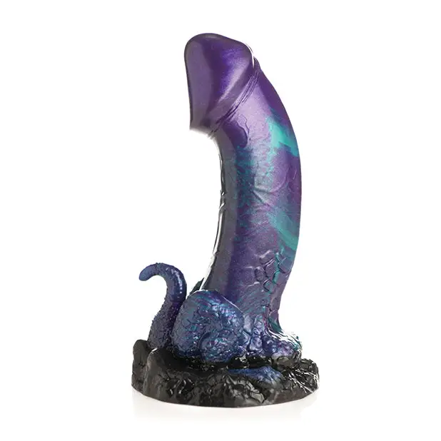 Creature Cocks Dino Dick Silicone Dildo - Large Multi Color - Dongs & Dildos