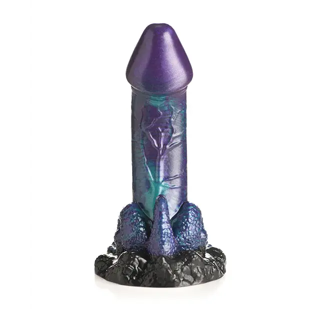 Creature Cocks Dino Dick Silicone Dildo - Large Multi Color - Dongs & Dildos