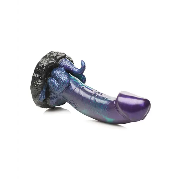 Creature Cocks Dino Dick Silicone Dildo - Large Multi Color - Dongs & Dildos