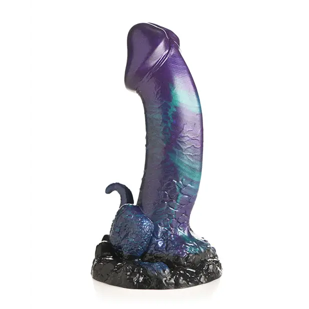 Creature Cocks Dino Dick Silicone Dildo - Large Multi Color - Dongs & Dildos