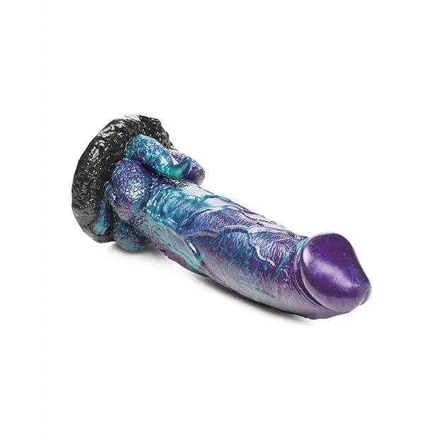 Creature Cocks Dino Dick Silicone Dildo - XL Multi Color - Dongs & Dildos