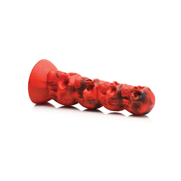 Creature Cocks Doom Silicone Dildo - Red/Black - Dongs & Dildos