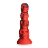 Creature Cocks Doom Silicone Dildo - Red/Black - Dongs & Dildos