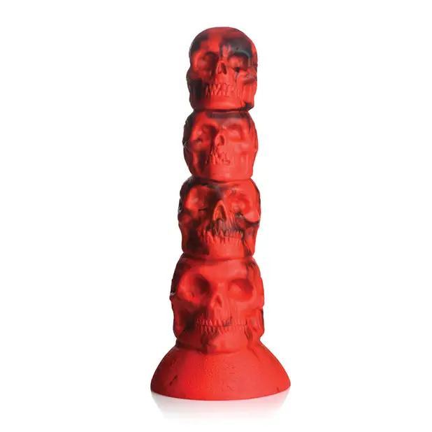 Creature Cocks Doom Silicone Dildo - Red/Black - Dongs & Dildos