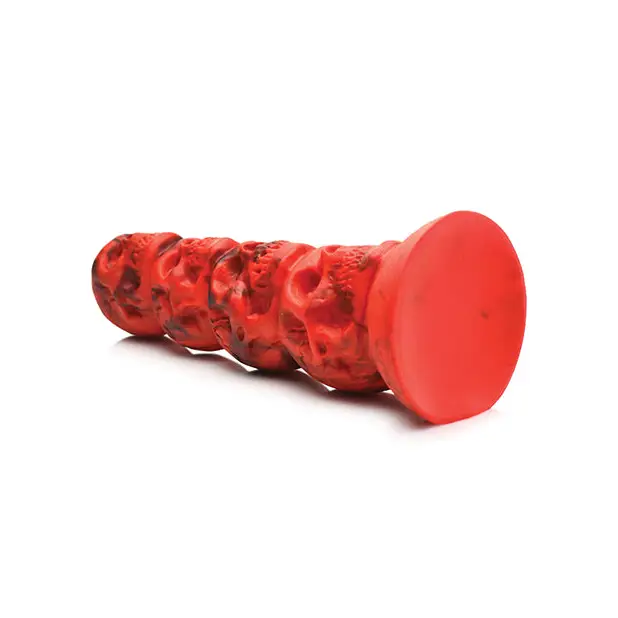Creature Cocks Doom Silicone Dildo - Red/Black - Dongs & Dildos