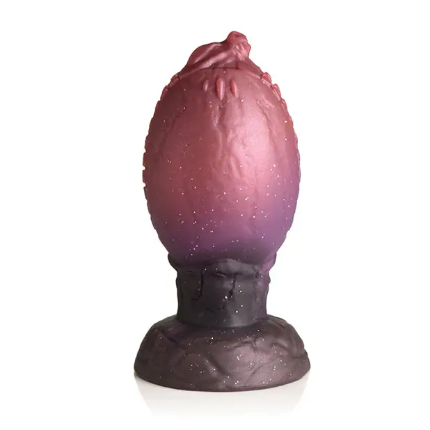 Creature Cocks Dragon Hatch Silicone Egg - Large Multi Color