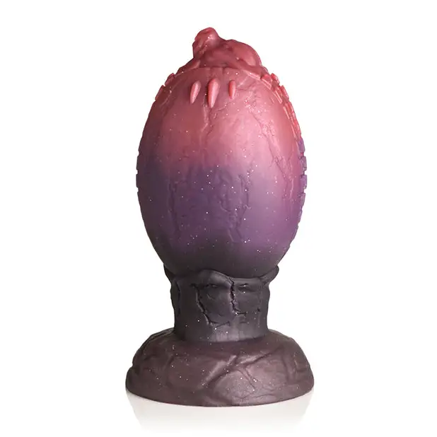 Creature Cocks Dragon Hatch Silicone Egg - XL Multi Color