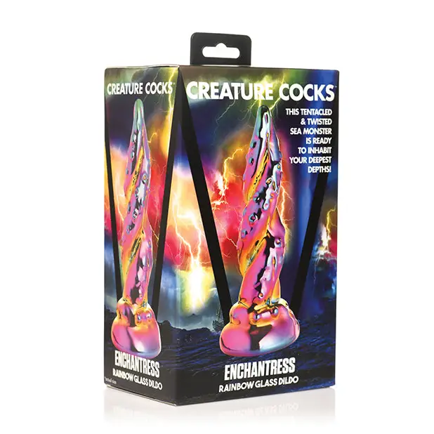 Creature Cocks Enchantress Rainbow Glass Dildo