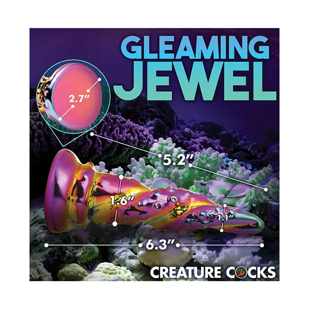 Creature Cocks Enchantress Rainbow Glass Dildo